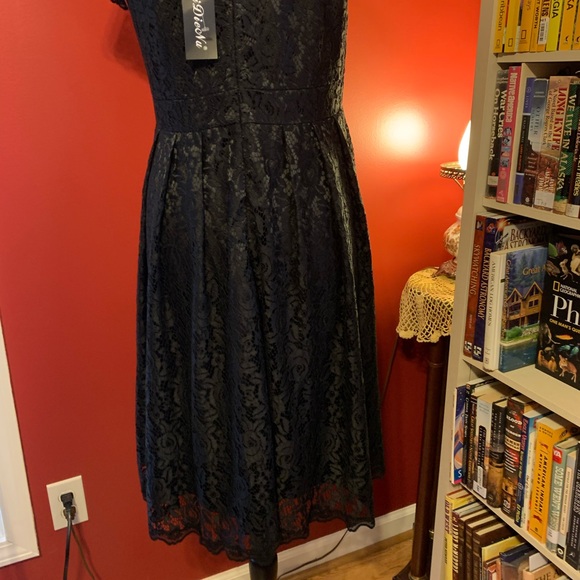 Oh Soo Sweet Black Lace Dress - Picture 12 of 16